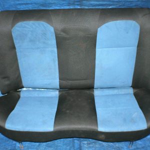 02-03 JDM SUBARU IMPREZA WRX STI VERSION 7 OEM REAR BLUE SUEDE SEATS TOP BOTTOM