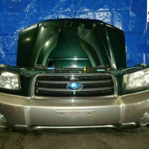 JDM SUBARU FORESTER FRONT END CONVERSION HEADLIGHTS BUMPER HOOD FENDERS #3