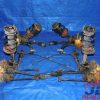 JDM SUBARU IMPREZA WRX STI V7 OEM 5-LUG BREMBO FRONT+REAR BRAKE KIT SET #2