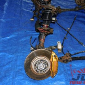 JDM SUBARU IMPREZA WRX STI V7 OEM 5-LUG BREMBO FRONT+REAR BRAKE KIT SET #2 3