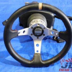 JDM HONDA ACURA TYPE R DC5 INTEGRA RSX MOMO STEERING WHEEL W/ RHD COLUMN #3 1