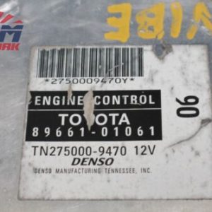 2004 PONTIAC VIBE 1.8L 4-CYL AUTOMATIC OEM ECU ECM 89661-01061 1ZZ-FE 2